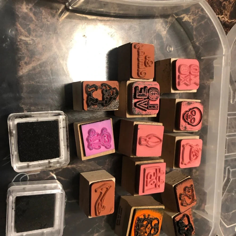 Stampin Up Fun Favorites Stamp Set of 12 Hostess of different set as shown